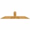 Ekena Millwork Portland Rough Sawn Timber Gable Bracket, Western Red Cedar, 72"W x 18"H x 2"D x 6"F, 6/12 Pitch GBW072X18X0206POR00RWR - alternate 1